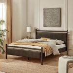 Picture of Full Leather Platform Bed
