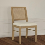 Picture of Dining Side Chair Natural/ Black