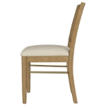 Picture of Dining Side Chair Natural/ Black