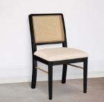 Picture of Dining Side Chair Natural/ Black