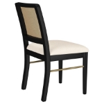 Picture of Dining Side Chair Natural/ Black