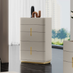 Picture of 31"W x 49"H Grey Finish Chest