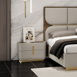 Picture of 26"W x 19"H Grey Finish Nightstand