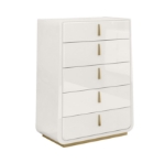 Picture of 36"W x 48"H High-gloss pure white Chest