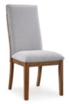 Picture of Brown finish wood Side Chair