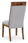 Picture of Brown finish wood Side Chair