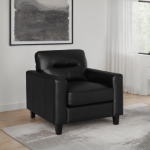 Picture of Faux Leather Arm Chair Brown or Black