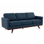 Picture of Genuine Leather Taupe, Black, Grey, Navy Blue, Cognac Tan, White, Green Wood Base Leather Full Size Sofa