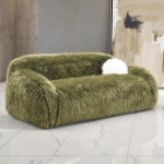 Picture of White, Green, Dark Grey and Sand Color Soft and Luxurious Sofa