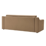 Picture of Velvet Alabaster, Taupe, Cadet Blue and Chocolate Brown Finish Modern Sofa