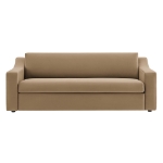 Picture of Velvet Alabaster, Taupe, Cadet Blue and Chocolate Brown Finish Modern Sofa