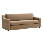 Picture of Velvet Alabaster, Taupe, Cadet Blue and Chocolate Brown Finish Modern Sofa