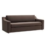 Picture of Velvet Alabaster, Taupe, Cadet Blue and Chocolate Brown Finish Modern Sofa