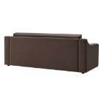 Picture of Velvet Alabaster, Taupe, Cadet Blue and Chocolate Brown Finish Modern Sofa