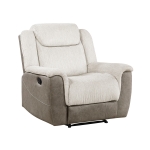 Picture of Grey or White Finish Reclining Chair