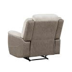 Picture of Grey or White Finish Reclining Chair