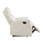 Picture of Beige Faux Leather Reclining Chair