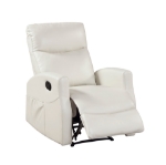 Picture of Beige Faux Leather Reclining Chair