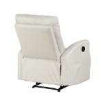 Picture of Beige Faux Leather Reclining Chair