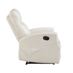 Picture of Beige Faux Leather Reclining Chair