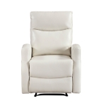 Picture of Beige Faux Leather Reclining Chair