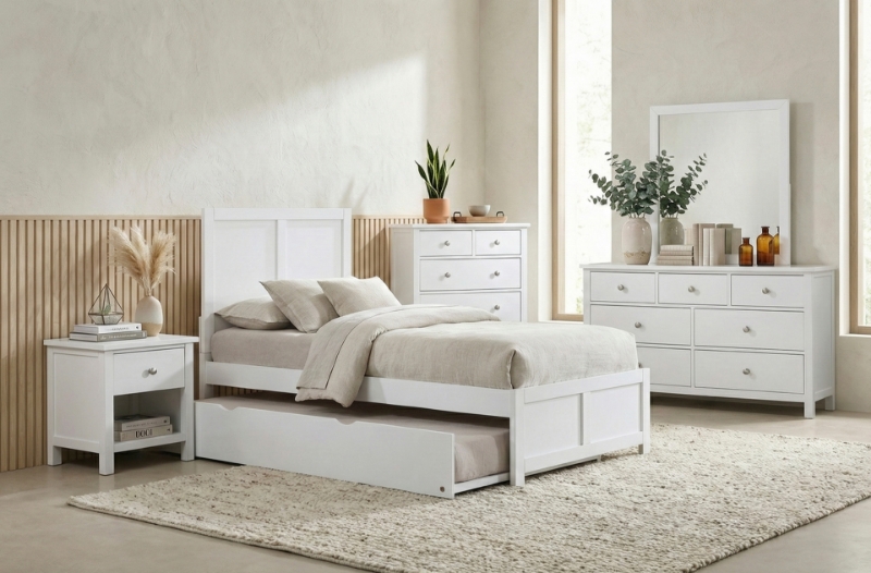 Picture of Twin Bed W/Trundle or W/o Trundle
