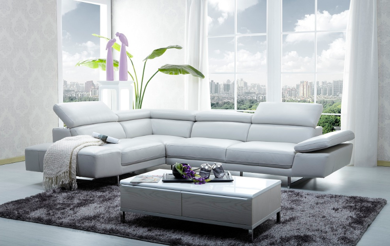 Picture of Leather Sectional