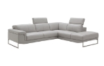 Picture of Leather Light Grey Sectional