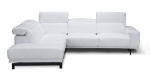 Picture of White Leather Sectional