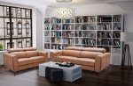 Picture of Leather Caramel Loveseat Only