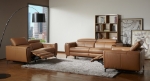 Picture of Leather Caramel Loveseat Only