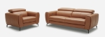 Picture of Leather Caramel Loveseat Only