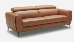 Picture of Leather Caramel Loveseat Only