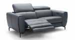 Picture of Leather Blue Grey Living Room Set