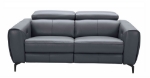 Picture of Leather Blue Grey Living Room Set