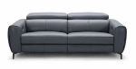 Picture of Leather Blue Grey Living Room Set
