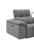 Picture of Dark Gray Leather Sectional