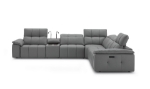Picture of Dark Gray Leather Sectional