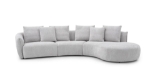 Picture of Bouclé Fabric Sectional