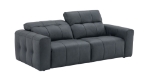 Picture of Leather Dark Grey Living Room Set