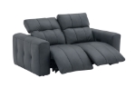 Picture of Leather Dark Grey Living Room Set