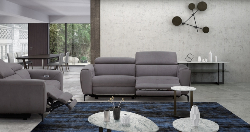 Picture of Fabric Grey Living Room Set