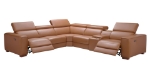 Picture of Leather Pumpkin Sectional