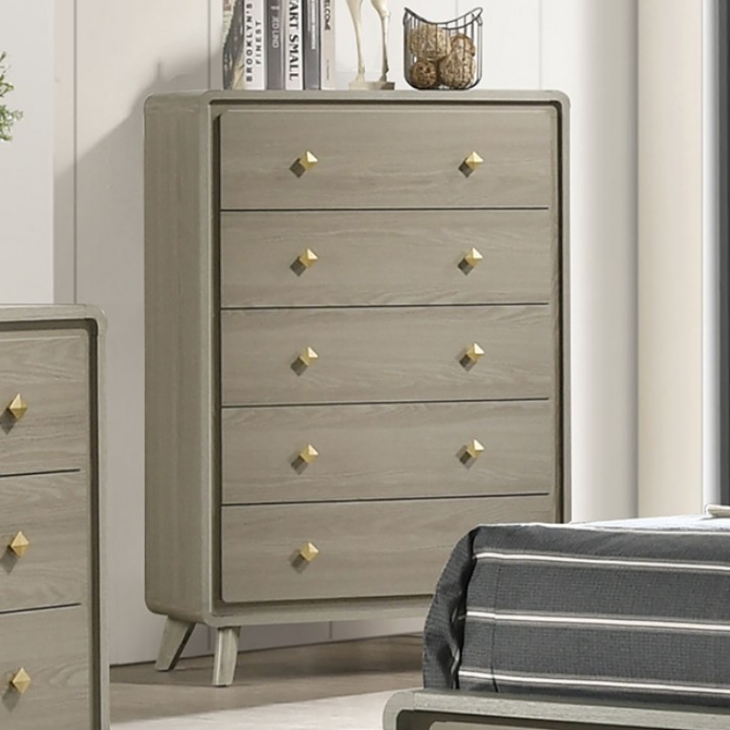 Picture of 35.5" Contemporary Gray Finish Chest