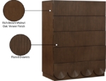 Picture of 36" Rich Natural/Brown Walnut/Black Oak Finish Chest
