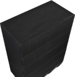 Picture of 36" Rich Natural/Brown Walnut/Black Oak Finish Chest