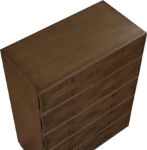 Picture of 36" Rich Natural/Brown Walnut/Black Oak Finish Chest