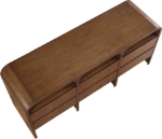 Picture of Natural/Brown Finish Dresser and Mirror