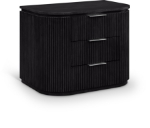Picture of Natural/Brown/Black Finish Nightstand