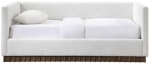 Picture of Linen Textured Fabric Upholstered Twin DayBed